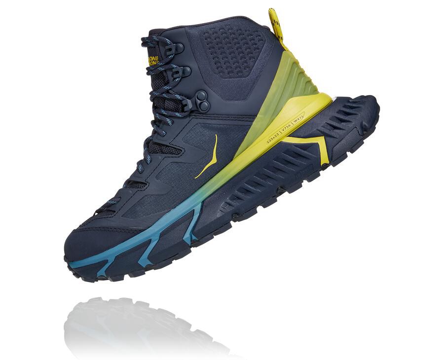 Hoka One One Tennine Hike Gore-Tex Vandringsskor Dam - Blå - CKLEQ-7196